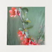 Blume Blume Quittenfeder Wandteppich (Vorderseite (Horizontal))