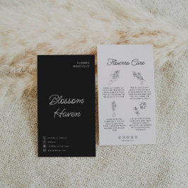 Blume Blume reduzieren Pflege Hang Tag Florist Car