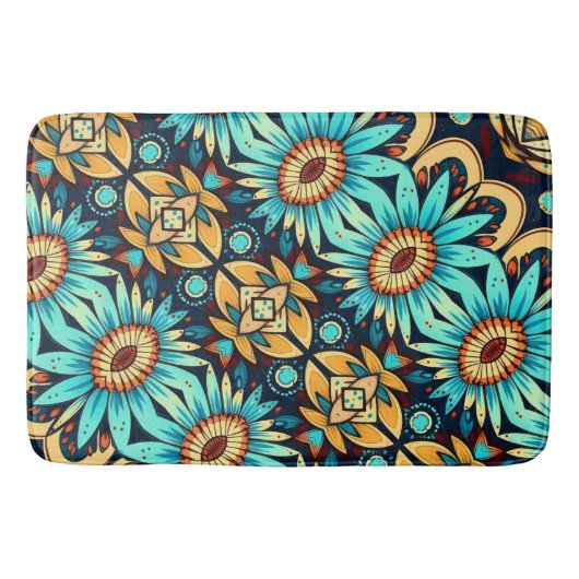 Blume Blumen Badematte (Vorderseite)