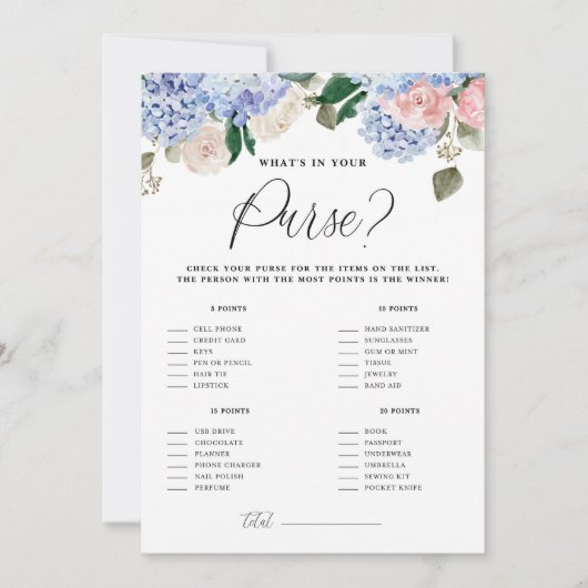 Blume Blumen Blumen Was ist in Ihrer puren Spielka Einladung (Vorderseite)