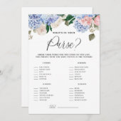 Blume Blumen Blumen Was ist in Ihrer puren Spielka Einladung (Vorne/Hinten)