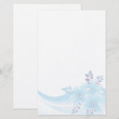 Blume Blumen Briefpapier (Vorne/Hinten)