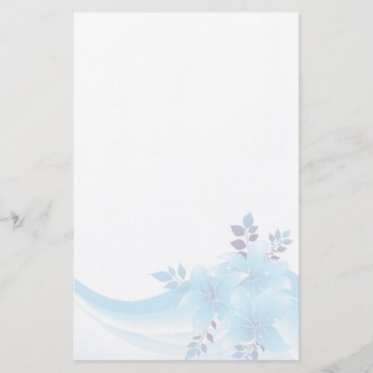 Blume Blumen Briefpapier (Vorderseite)