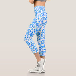 Blume Blumen Capri Leggings