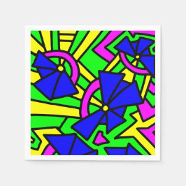 Blume Blumen Doodle Art Serviette