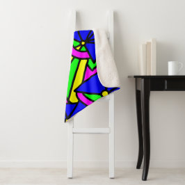 Blume Blumen Doodle Art Sherpadecke