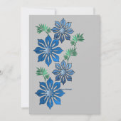 Blume Blumen Feiertagskarte (Vorderseite)