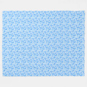 Blume Blumen Fleecedecke (Vorderseite (Horizontal))