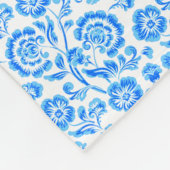 Blume Blumen Fleecedecke (Ecke)