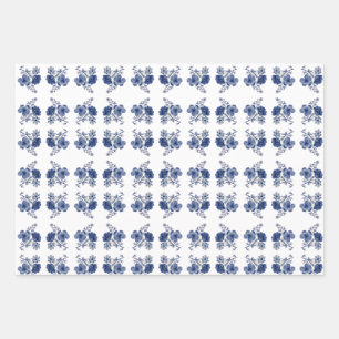 Blume Blumen Geschenkpapier Set