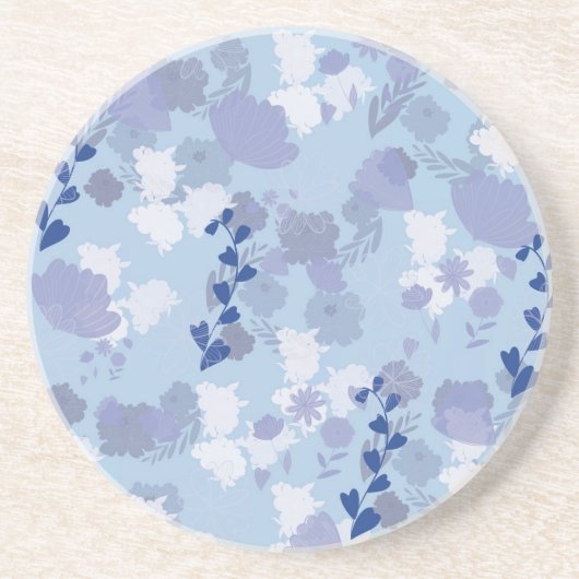 Blume Blumen Getränkeuntersetzer (Vorne)