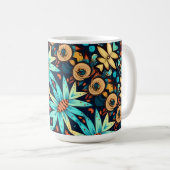 Blume Blumen Kaffeetasse (VorderseiteRechts)