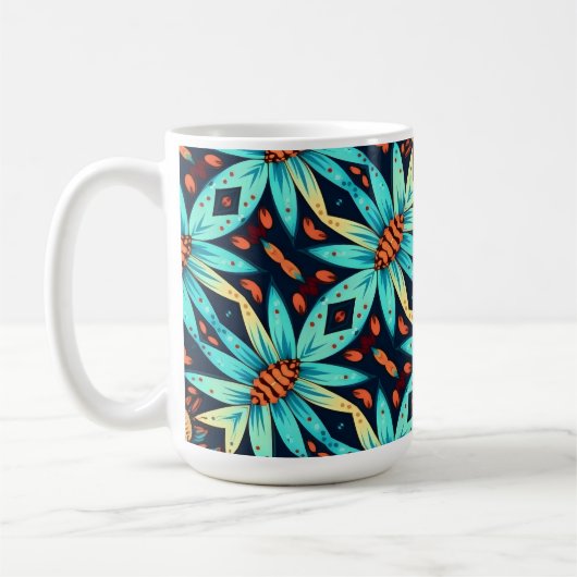 Blume Blumen Kaffeetasse (Links)