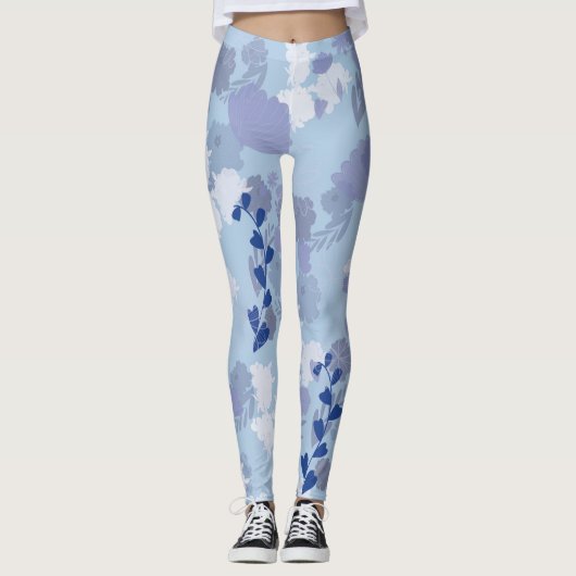 Blume Blumen Leggings (Vorderseite)