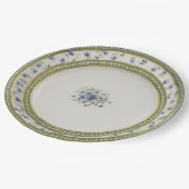 Blume Blumen Pappteller (Schrägansicht)