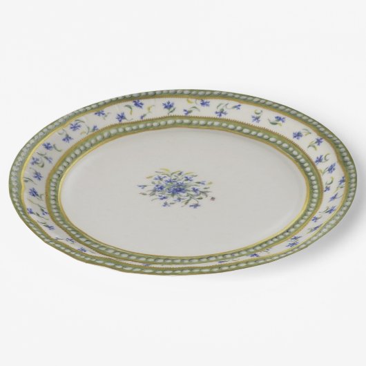 Blume Blumen Pappteller (Schrägansicht)