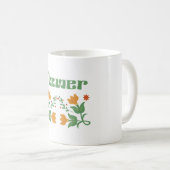 "Blume" Blumen-Tassendesign Kaffeetasse (VorderseiteRechts)