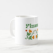 "Blume" Blumen-Tassendesign Kaffeetasse (Vorderseite Links)