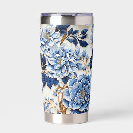 Blume Blumen Thermobecher (Vorderseite)