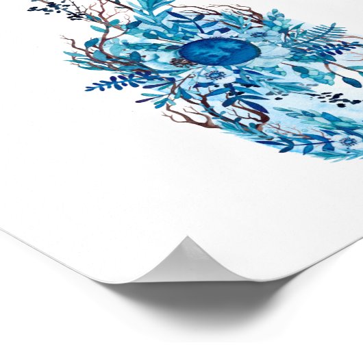 Blume Blumen Ukulele Poster (Ecke)