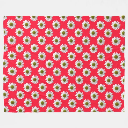 Blume Blumenblätter auf Rosa Fleecedecke (Vorderseite (Horizontal))