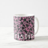 Blume Blumendesign Personalisierte Mug Kaffeetasse (VorderseiteRechts)