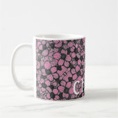 Blume Blumendesign Personalisierte Mug Kaffeetasse (Links)