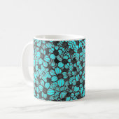 Blume Blumendesign Personalisierte Mug Kaffeetasse (Vorderseite Links)