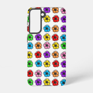 Blume Blumendoodle Linie Wasserfarben Abstrakt Samsung Galaxy Hülle