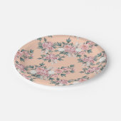 Blume Blumengarten Pappteller (Schrägansicht)