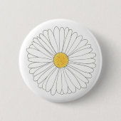 Blume Blumengarten Party Button (Vorderseite)