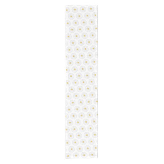 Blume Blumengarten Party Kurzer Tischläufer (Vorderseite)