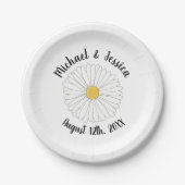 Blume Blumengarten Party Pappteller (Vorderseite)