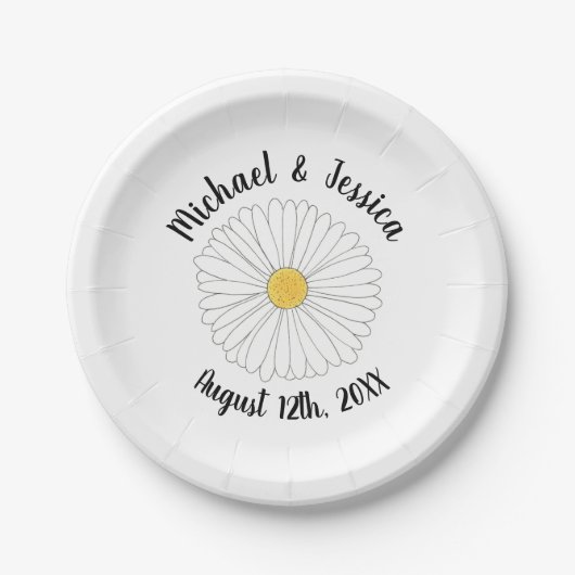 Blume Blumengarten Party Pappteller (Vorderseite)