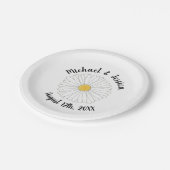 Blume Blumengarten Party Pappteller (Schrägansicht)