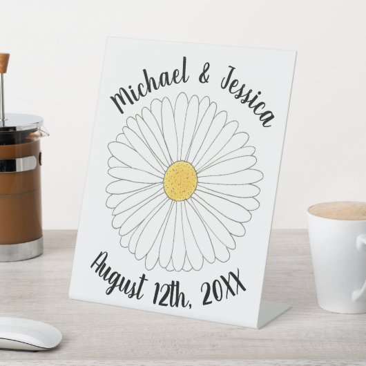 Blume Blumengarten Party Sockelschild (In SItu)