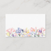 Blume Blumenkohl - Rezept für die Braut Begleitkarte (Rückseite)