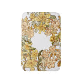 Blume Blumenkraut Rosa Blume Kunst Badematte (Vorderseite Vertikal)