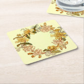 Blume Blumenkraut Rosa Blume Kunst Rechteckiger Pappuntersetzer (angewinkelt)