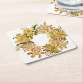 Blume Blumenkraut Rosa Blume Kunst Rechteckiger Pappuntersetzer (angewinkelt)