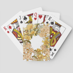 Blume Blumenkraut Rosa Blume Kunst Spielkarten