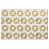 Blume Blumenkraut Rosa Blume Kunst Stoff (Fat Quarter (45,7 x 55,9 cm))