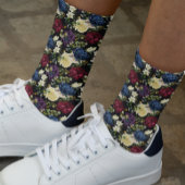 Blume Blumenmuster Rose Winter Socken