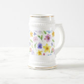 Blume Blumenmuster Sublimierung-95651 Bierglas (VorderseiteRechts)