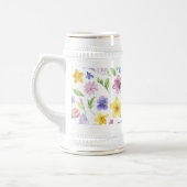 Blume Blumenmuster Sublimierung-95651 Bierglas (Links)