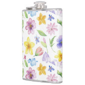 Blume Blumenmuster Sublimierung-95651 Flachmann (Links)