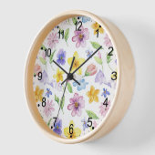 Blume Blumenmuster Sublimierung-95651 Uhr (Winkel)