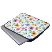 Blume Blumenmuster Sublimierung-95652 Laptopschutzhülle (Vorne Knopf)