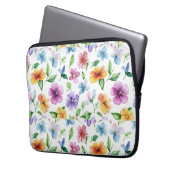 Blume Blumenmuster Sublimierung-95652 Laptopschutzhülle (Vorderseite Links)