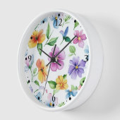 Blume Blumenmuster Sublimierung-95652 Uhr (Winkel)